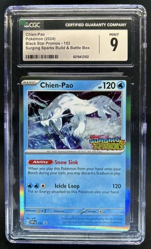 2023-25 Pokemon SV Black Star Promos Chien-Pao #152 CGC 9