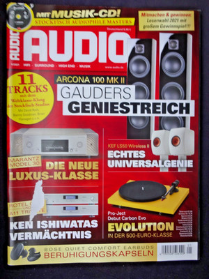 AUDIO 1/21, GAUDER ARCONA  100 MK II,MARANTZ MOD. 30,VTL IT 85,ROTEL A 11 TRIBUT