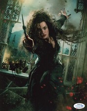 Helena Bonham Carter Harry Potter Autographed Signed 8x10 Photo ACOA