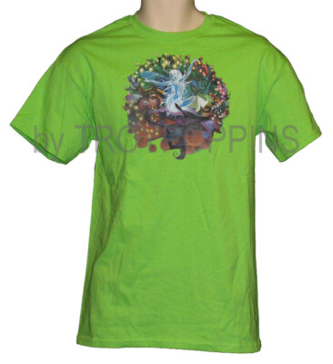 1-MUSHROOM GARDEN FAIRY II MUSIC ROCK N ROLL PIXIE MENS GRAPHIC PRINTED T-SHIRT