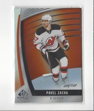 2017-18 SP Game Used Orange Rainbow #24 Pavel Zacha Devils /108 