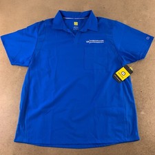 WonderWink Men's XL Royal VA New England Healthcare Collar Scrub Top 6055 NWT