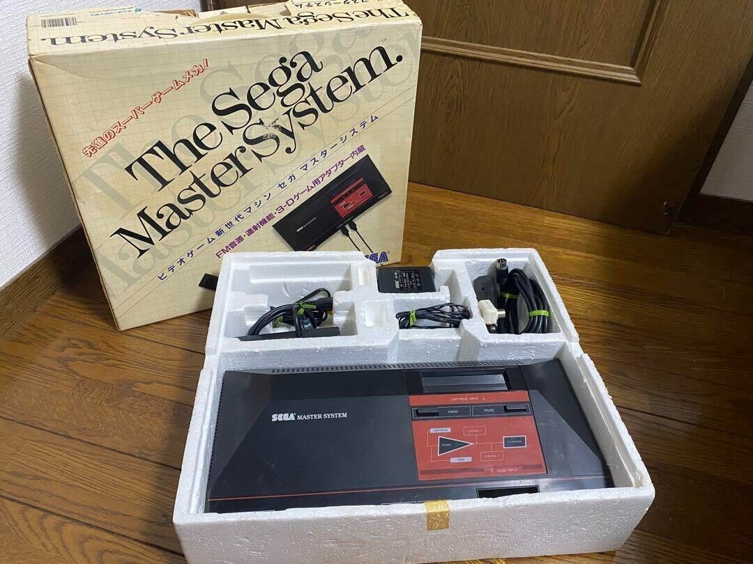 SEGA Master System Console MK-2000 w/Box Manual Japan Game SEGA Master System Console MK-2000 w/Box Manual Japan Game