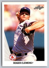Roger Clemens-1990 Leaf #12 Red Sox