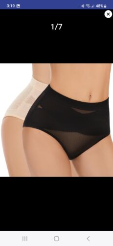 *NWT* 2 Pack Women's Simiya XXL 1 Black 1 Nude Body Shapewear TUMMY CONTROL