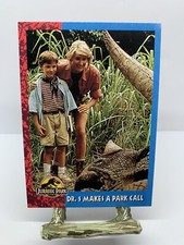 1993 TOPPS JURASSIC PARK Card Series 2 - 108 Dr. S Makes A Park Call