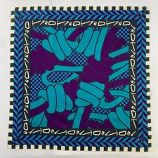 Vintage Mont-Bell Handkerchief Pocket Square Bandana Neckerchief