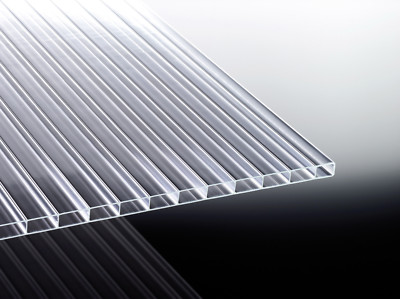 16mm Doppelstegplatten KLAR Acrylglas - Stegdoppelplatten Typ 16/32 *Muster*