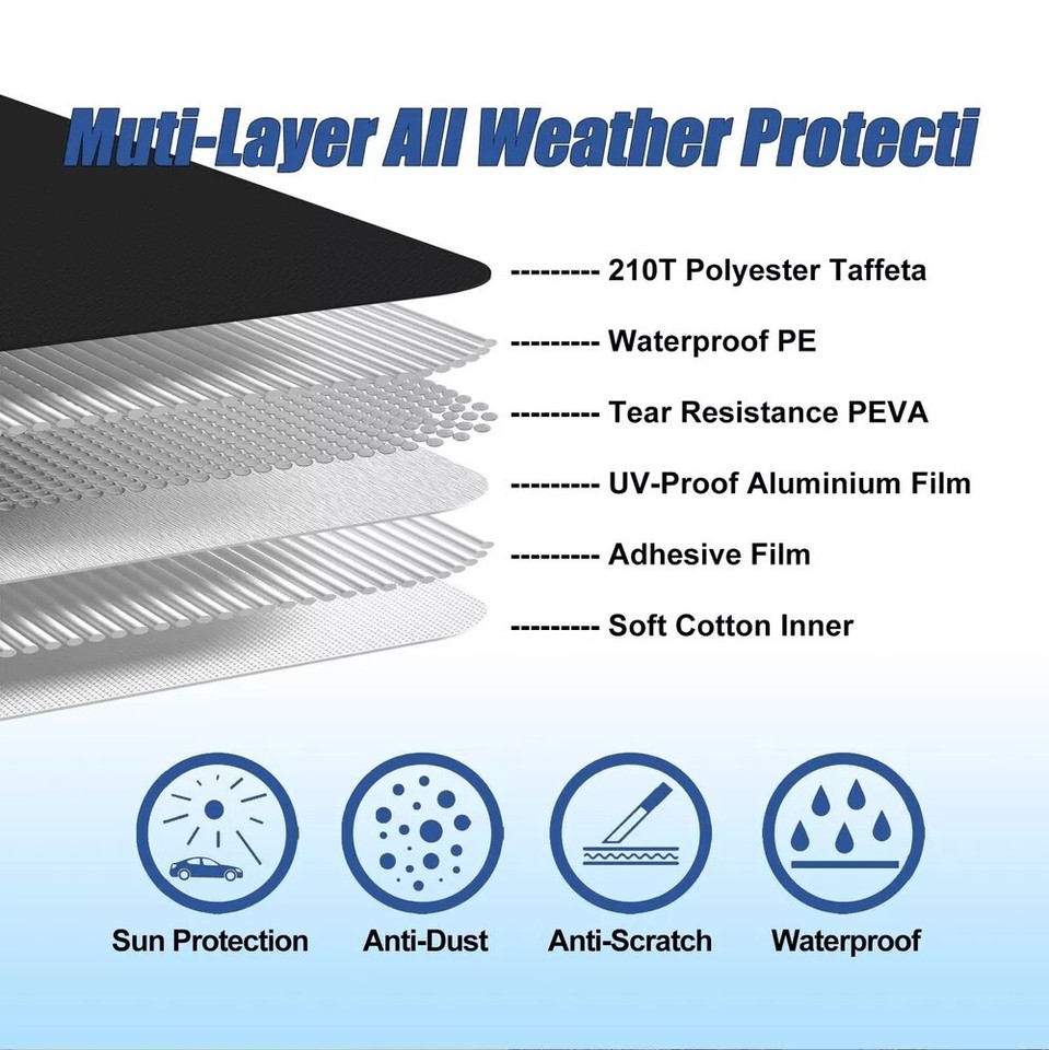 Waterproof Car Covers for 20022021 Mini Cooper/Cooper S 2Door(Black