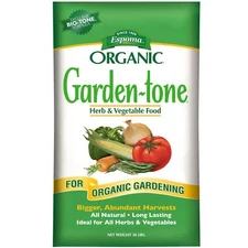 Espoma Organic Garden-tone 3-4-4 Plant Food for Vegetables and Herbs, 36lb