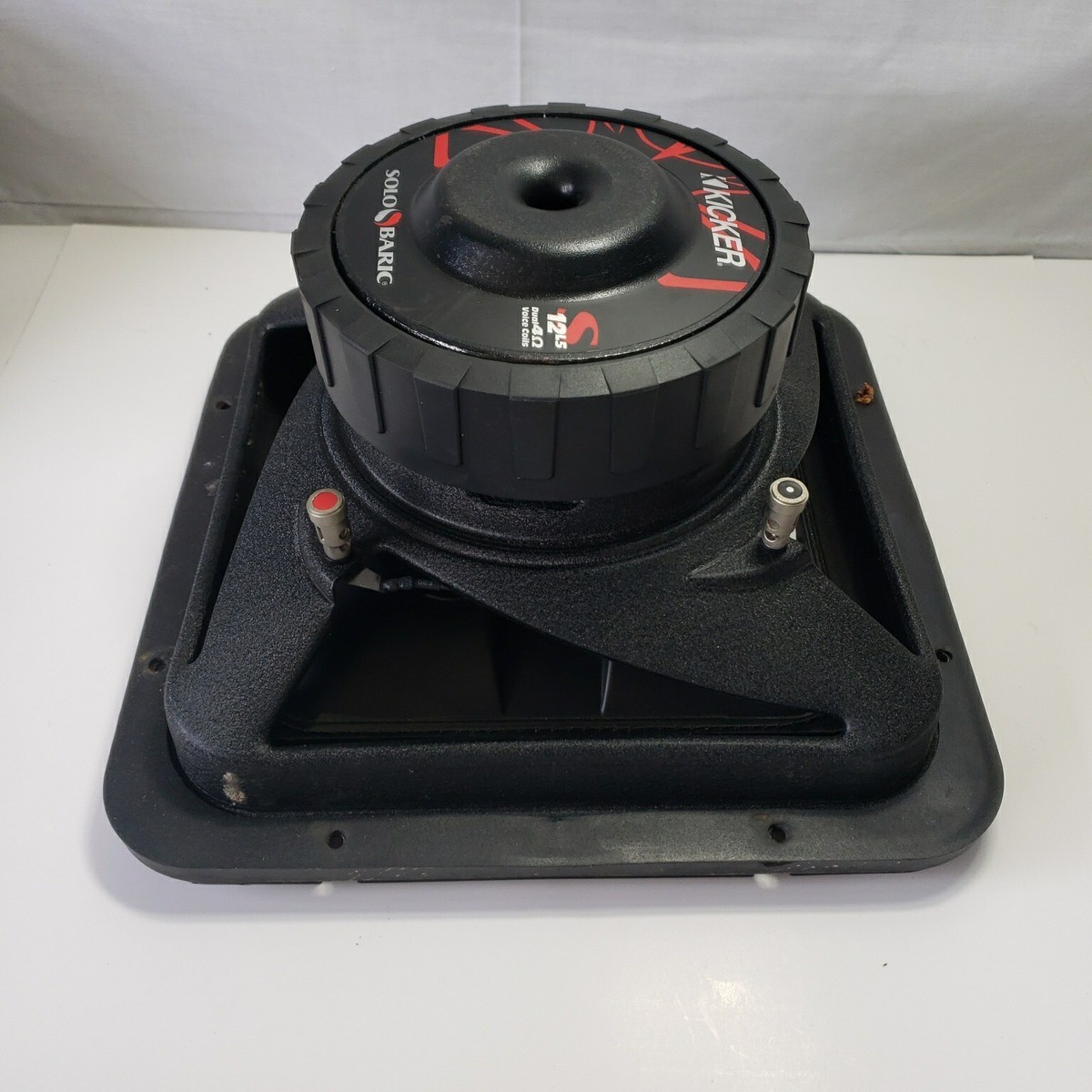 KICKER L5 12インチウーファー 4Ω ソロバリック(ジャンク Kicker Solo Baric 12L5 PARTS OR REPAIR ONLY | eBay