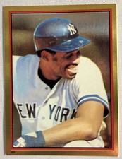 1983 Topps DAVE WINFIELD Sticker FOIL #99 Album Stickers New York Yankees NM+