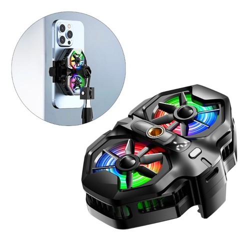 Quiet double Cooling Fan Semiconductor Mobile Coolers Device for Mobile Phones - 第 4/8 張圖片