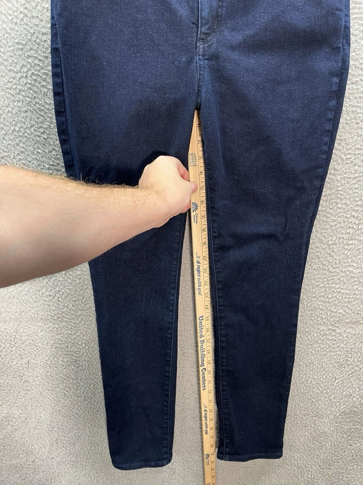 NYDJ Jeans Womens 10 Blue Alina Legging Lift X Tuck Stretch Preppy Minimalist - Image 4 of 4