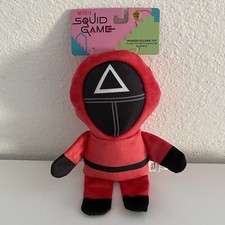 Netflix Juego de Calamares Soldado Enmascarado Peluche Perro Mascota Juguete con Risa y Arruga NUEVO