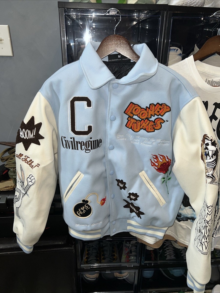 civil regime looney tunes Varsity Unisex Mens Size Medium Brand