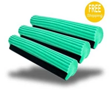 3  PVA Sponge Foam Rubber Mop Head Refill Replacement Home Floor Cleaning