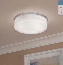 Portfolio 13 X 13 X 4 Fluorescent Flush Mount Light Fixture Nib