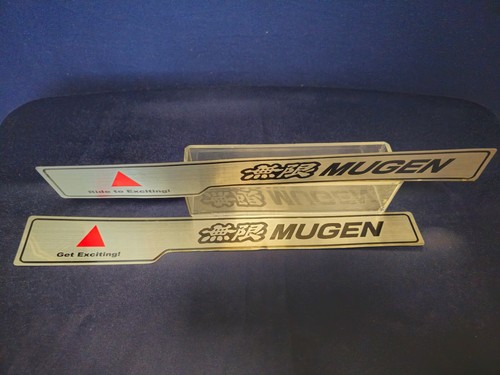 JDM Authentic Mugen AIRWAVE Metal Plates Super Rare Sills 2/4/5 Door Acura Honda - Picture 12 of 24