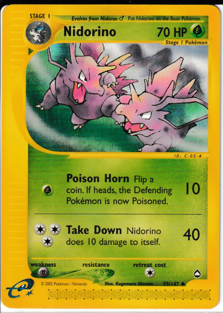 Pokemon TCG Aquapolis: Choose Your Card