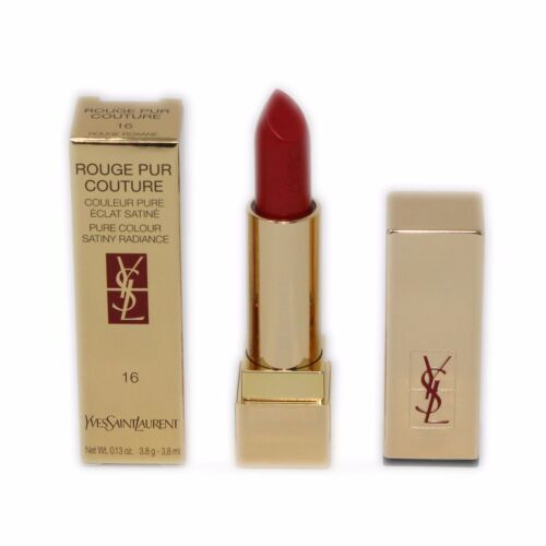 YSL ROUGE PUR COUTURE PURE COLOUR SATINY RADIANCE LIPSTICK 3.8 ML #16 NIB-61671 - Picture 1 of 1
