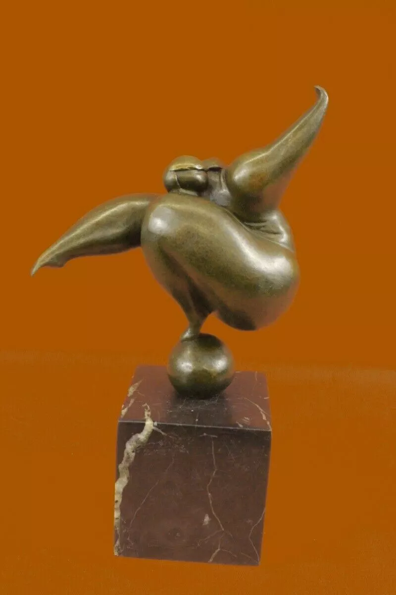 Original Signed Curvy Abstract Modern Art Girl Bronze Figure Sculpture by  Milo | eBay