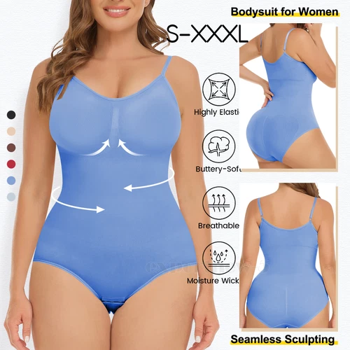 Bauchkontrolle Bodysuit Slip Sculpting Shaper Tank Top Bodys Snatched Waist - Bild 31 von 66