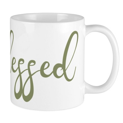 CafePress Hashtag Blessed 11 oz Ceramic Mug (126158773)
