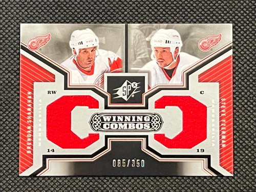 2005-06 Brendan Shanahan|Steve Yzerman SPx Winning Combos #WC-SY 85/350