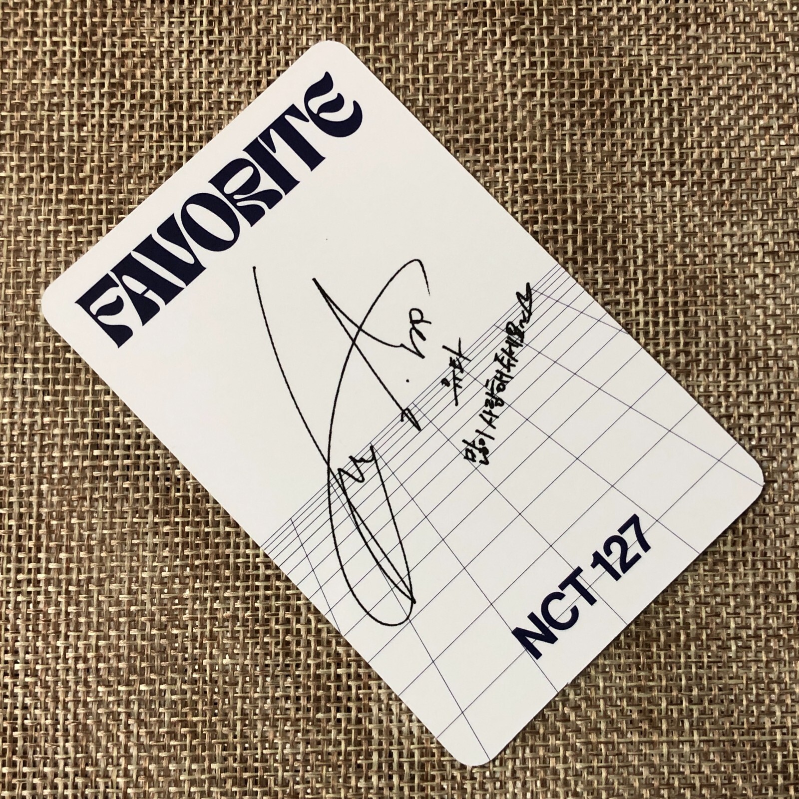 NCT 127 YUTA [ FAVORITE Official Photocard ] 3rd Repackage CATHARSIS ...