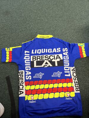 Nalini Brescia Lat Liquigas Vintage Cycling Jersey Size Small | eBay