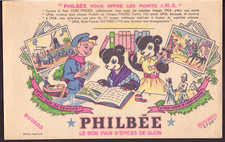 Buvard ( 21 x 13.5 cm ) " Philbée " Pain d'épices