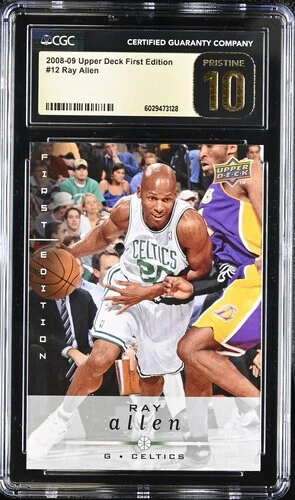 2008 Upper Deck First Edition #12 Ray Allen Against Kobe CGC 10 Pristine