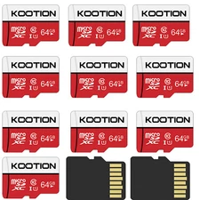 Kootion 64GB Micro SD TF Card Ultra SDXC Memory Card 1-100pcs SD Cards Wholesale