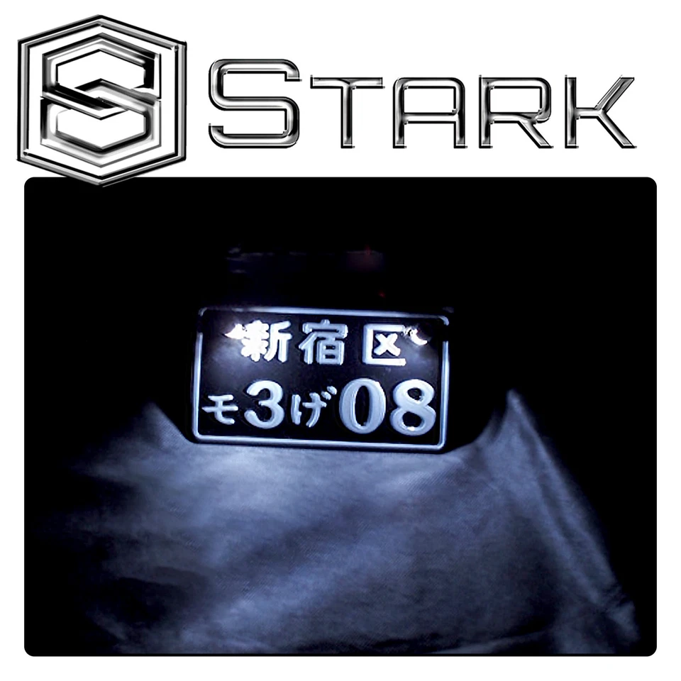 2 Piezas LED Universal Moto Coche Placa Tornillo Lámpara Perno Bombillas (A) Foto 4 de 4