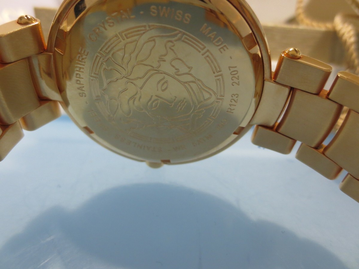Versace Women's I9Q81D2HIF S081 Mystique Rose Gold Ion