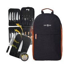 Magnet Chef Knife Backpack  20 Pockets for Knives  Tools  Large... Fast Ship
