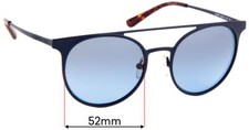 SFx Replacement Sunglass Lenses Fits Michael Kors Mk1030 Grayton - 52mm Wide