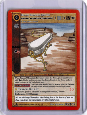 #83/159 - FUNERAL MOUNTAIN TERRASHOT - REGULAR - CRYPTID NATION 2ND ED  