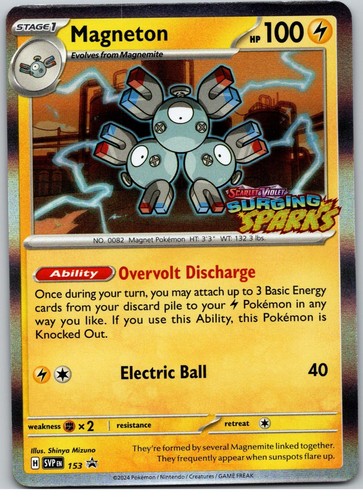 Magneton 153 Holo Promo Scarlet & Violet Promo Pokemon Near Mint