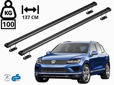 Nordrive Dachträge Querträgerr für VW TOUAREG (7P) 2014-2018, 137 cm, 100 kg
