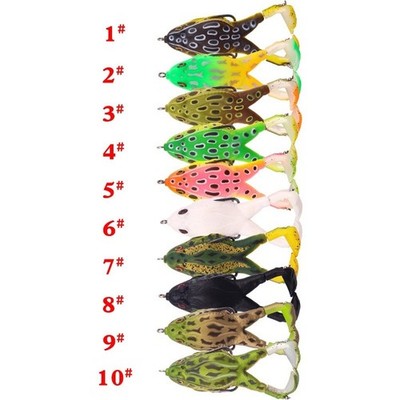 Soft Frog Bait 9cm 13,6g rotierender Propeller für Topwater Raubfische
