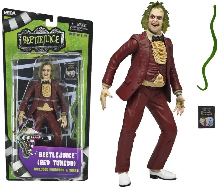 Figurine Beetlejuice 1988 NECA en PVC haute qualite avec costume de mariage
