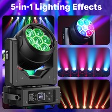 280W RGBW Bee Eye LED Moving Head Light Wash Beam Stage Lighting DJ Disco DMX512