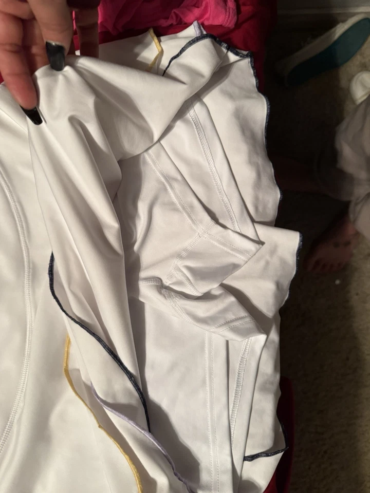 Fila Blanco Mujer Tenis Skort Talla Mediana Nuevo Foto 3 de 4