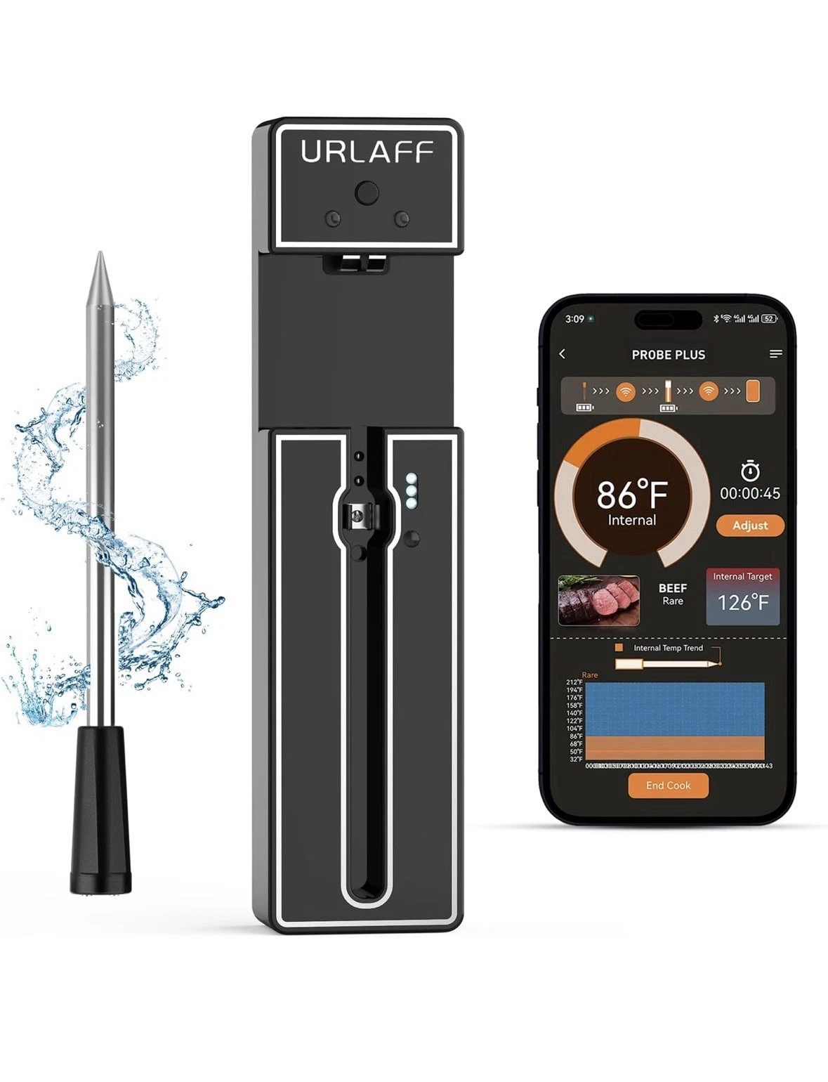 Wireless Meat Thermometer | Digital
Opens in a new window or tab