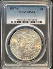 1897-S Morgan Dollar PCGS MS64 Better Date