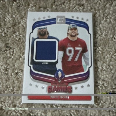 Donruss Nick Bosa Memorabilia Pro Bowl Games #97 49ers Football Card