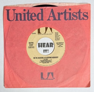 Classic Country 45 WAYNE KEMP I Cant Wait To Dream / We re Walking UA hear