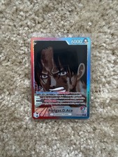 One Piece Portgas D. Ace Alt Art Leader OP13-002 L English Carrying on His Will